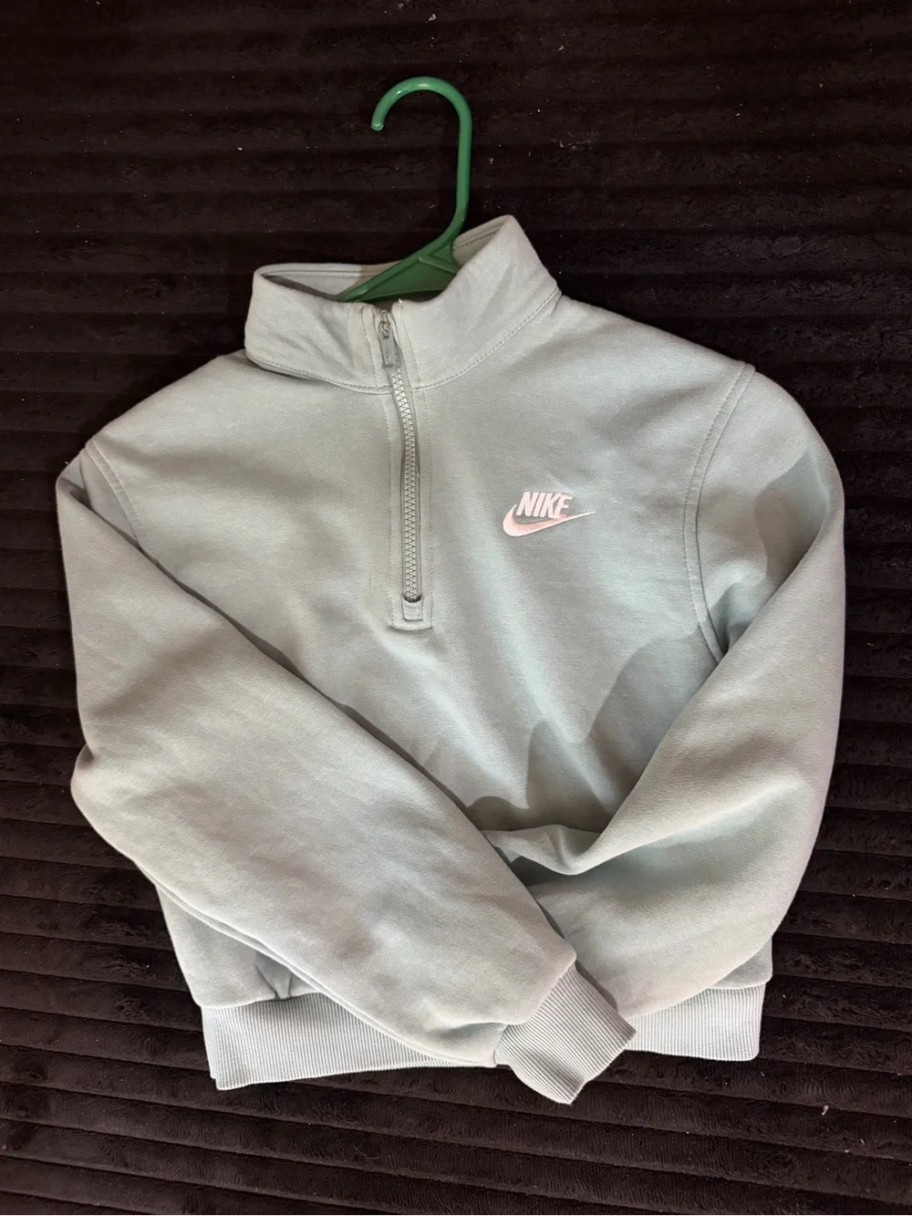 Nike Sage Green Quarter-Zip Pullover